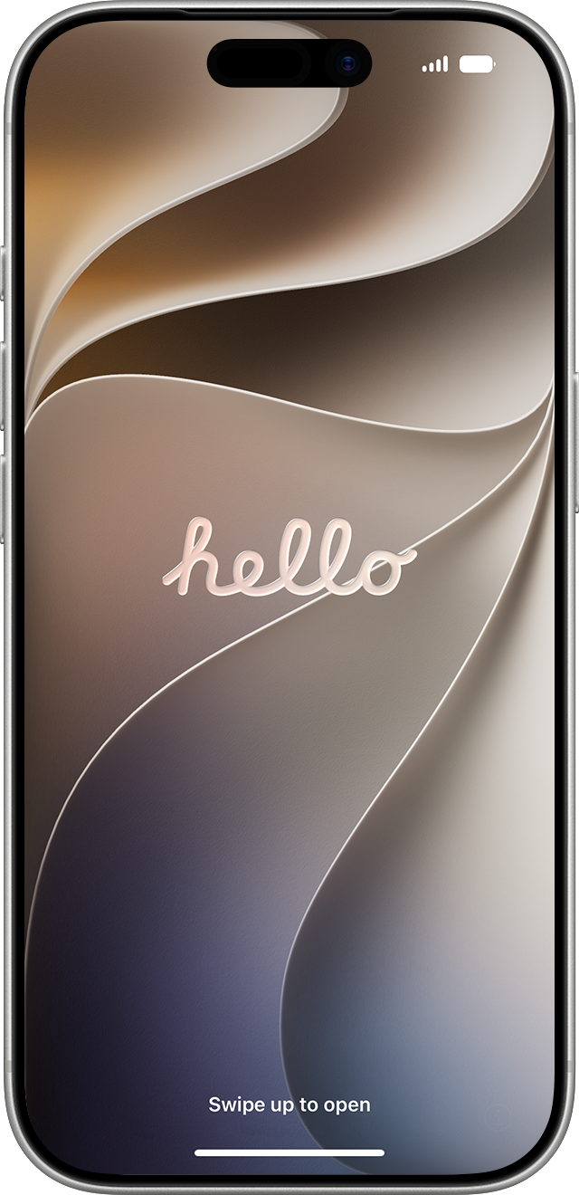 Hello — başlanğıc ekranı