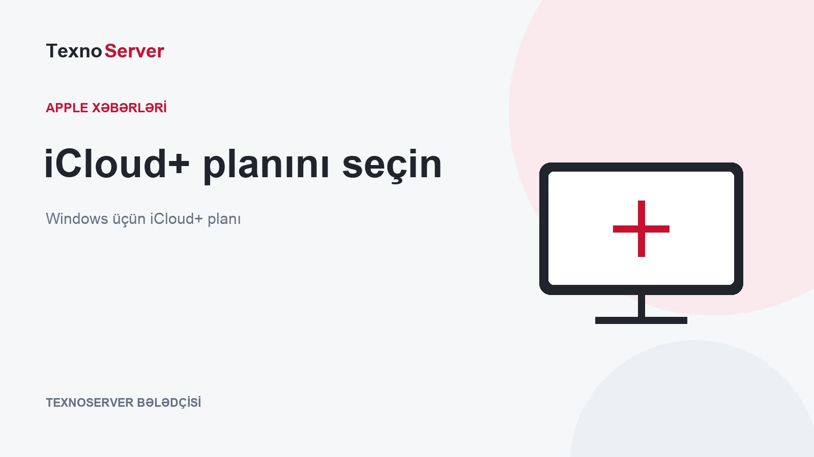 Windows üçün iCloud+ planı — izahlı baş şəkil