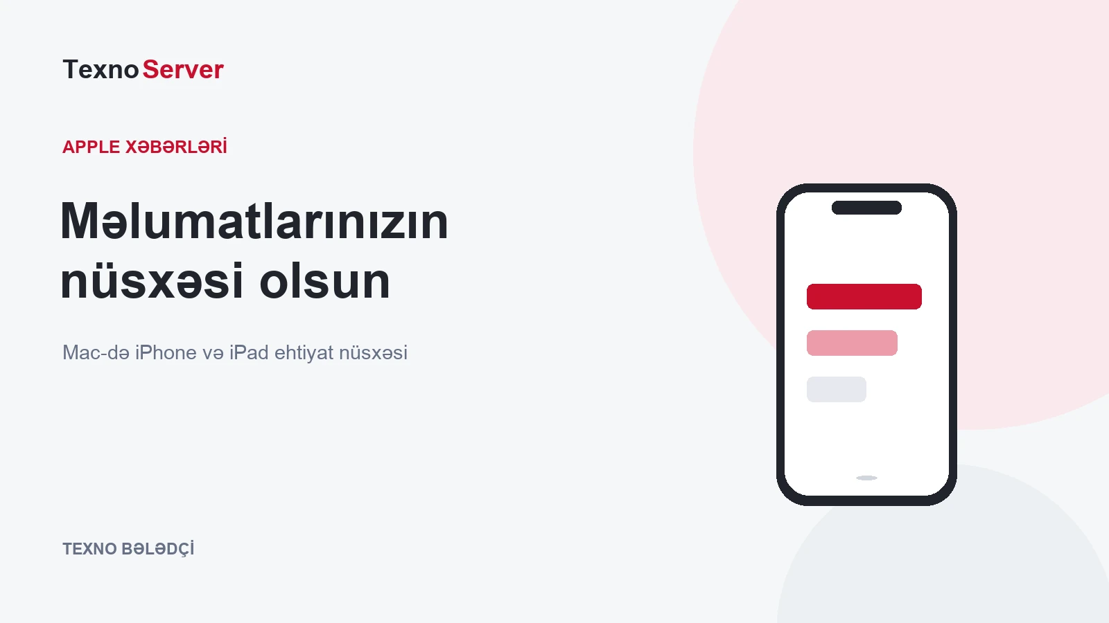Mac-də iPhone və iPad ehtiyat nüsxəsi